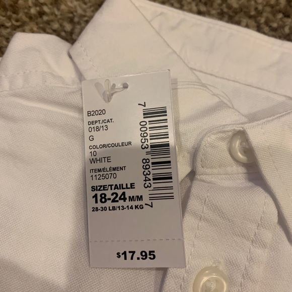 NWT 18-24M Toddler Button-Up Shirt - Picture 2 of 2